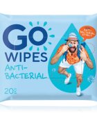 GoWipes Antibacterial osvěžující vlhčené ubrousky s antibakteriálním účinkem 20 ks