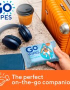 GoWipes Antibacterial osvěžující vlhčené ubrousky s antibakteriálním účinkem 20 ks