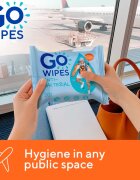 GoWipes Antibacterial osvěžující vlhčené ubrousky s antibakteriálním účinkem 20 ks