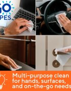 GoWipes Antibacterial osvěžující vlhčené ubrousky s antibakteriálním účinkem 20 ks