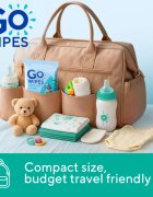 GoWipes Baby Wet Wipes dětské jemné vlhčené ubrousky pro velmi suchou citlivou a atopickou pokožku 24 ks