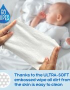 GoWipes Cleanse & Hydrate dětské jemné vlhčené ubrousky pro citlivou pokožku aloe vera 0+ 50 ks