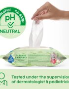 GoWipes Cleanse & Protect Chamomile extract dětské jemné vlhčené ubrousky s aloe vera 50 ks