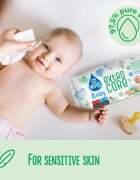 GoWipes Extra Care vlhčené čisticí ubrousky pro děti pro citlivou pokožku 0+ 60 ks