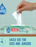 GoWipes For Kids & Juniors vlhčený toaletní papír pro citlivou pokožku pro děti 44 ks