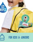 GoWipes For Kids & Juniors vlhčený toaletní papír pro citlivou pokožku pro děti 44 ks