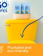 GoWipes For Kids & Juniors vlhčený toaletní papír pro děti 10 ks