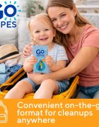 GoWipes For Kids & Juniors vlhčený toaletní papír pro děti 10 ks