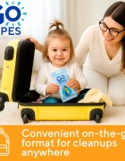 GoWipes For Kids & Juniors vlhčený toaletní papír pro děti 10 ks