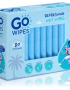 GoWipes Refreshing Wet Wipes osvěžující vlhčené ubrousky na ruce 10x8 ks