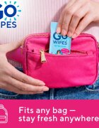 GoWipes Refreshing Wet Wipes osvěžující vlhčené ubrousky na ruce 10x8 ks