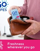 GoWipes Refreshing Wet Wipes osvěžující vlhčené ubrousky na ruce 10x8 ks