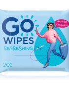 GoWipes Refreshing Wet Wipes osvěžující vlhčené ubrousky na ruce 20 ks