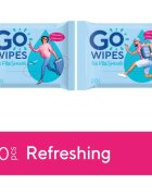 GoWipes Refreshing Wet Wipes osvěžující vlhčené ubrousky na ruce 20 ks
