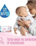 GoWipes Super Sensitive vlhčené čisticí ubrousky pro děti pro citlivou pokožku 0+ 60 ks