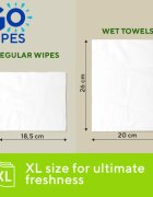GoWipes Wet Towels osvěžující vlhčené ručníky 26x20 cm 15 ks