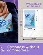 GoWipes Wet Towels osvěžující vlhčené ručníky 26x20 cm 15 ks