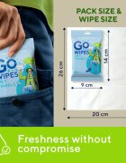 GoWipes Wet Towels osvěžující vlhčené ručníky 26x20 cm 15 ks
