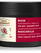 Green Pharmacy Argan Oil & Pomegranate Care Mask pečující maska pro poškozené vlasy 300 ml