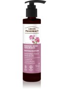 Green Pharmacy Damask Rose & Ceramides Face Emulsion čisticí emulze na obličej 150 ml