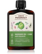 Green Pharmacy Essential oils of Lime Massage Oil masážní olej na celulitidu 200 ml