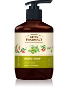 Green Pharmacy Olive & Goji Berry Liquid Soap tekuté mýdlo na ruce s pumpičkou 460 ml