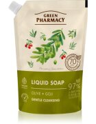 Green Pharmacy Olive & Goji Berry Liquid Soap tekuté mýdlo – náhradní náplň 460 ml