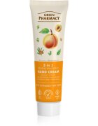 Green Pharmacy Peach krém na ruce a nehty pro suchou pokožku 100 ml