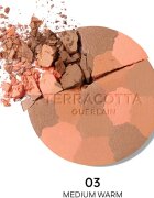 GUERLAIN Terracotta Light bronzující rozjasňující pudr plnitelný odstín 03 Medium Warm 10 g