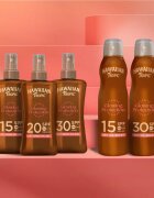 Hawaiian Tropic Glowing Protection Dry Oil Spray ochranný sprej na opalování SPF 15 177 ml