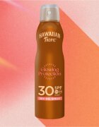 Hawaiian Tropic Glowing Protection Dry Oil Spray suchý olej na opalování ve spreji SPF 30 180 ml