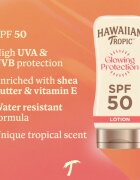 Hawaiian Tropic Glowing Protection Sunscreen Lotion mléko na opalování SPF 50 170 ml