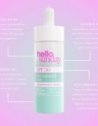 hello sunday the mineral one lightweight serum drops lehké sérum SPF 50 30 ml