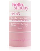 hello sunday the shimmer one mineral glow stick minerální ochranná tyčinka na citlivá místa SPF 45 20 g