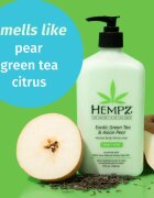 HEMPZ Exotic Green Tea & Asian Pear hydratační tělové mléko 500 ml
