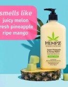 HEMPZ Sweet Pineapple Honey Melon hydratační tělové mléko 500 ml