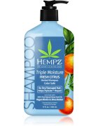 HEMPZ Triple Moisture hydratační šampon na vlasy 500 ml