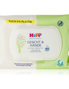 Hipp Babysanft Face & Hands vlhčené čisticí ubrousky pro děti od narození 20 ks