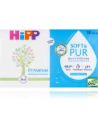 Hipp Soft & Pur vlhčené čisticí ubrousky pro děti od narození 10 ks