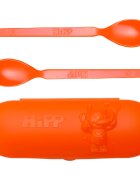 Hipp Spoons Set jídelní set na cesty Orange