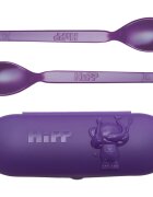 Hipp Spoons Set jídelní set na cesty Purple