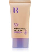 Holika Holika Moisture Make Up Sun Cream ochranný tónovací krém na obličej SPF 50+ 60 ml