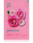 Holika Holika Pure Essence Damask Rose plátýnková maska s hydratačním a revitalizačním účinkem 20 ml