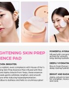 House of Hur Brightening Skin Prep Essence Pad tonizační polštářky pro sjednocení barevného tónu pleti 140 ml