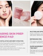 House of Hur Clearing Skin Prep Essence Pad exfoliační čisticí polštářky s hydratačním účinkem 140 ml