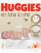 Huggies Extra Care Size 2 jednorázové pleny 3-6 kg 24 ks