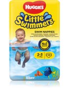 Huggies Little Swimmers 2-3 jednorázové plenkové plavky 3-8 kg 12 ks
