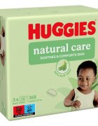 Huggies Natural Care čisticí ubrousky 3x56 ks