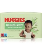 Huggies Natural Care čisticí ubrousky s aloe vera 56 ks