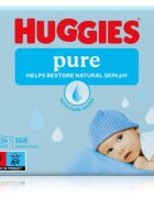 Huggies Pure čisticí ubrousky 3x56 ks